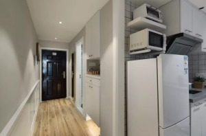 北欧风格45平米小户型玄关单身公寓装修效果图