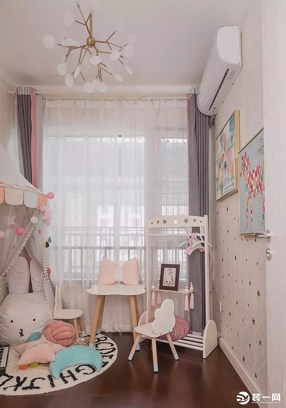 89平米两居室现代轻奢儿童房效果图