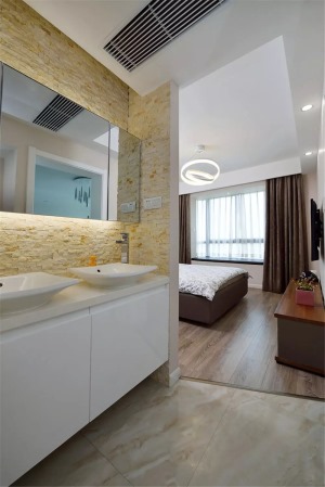 100平米简约风格两室两厅浴室卫生间装修效果图