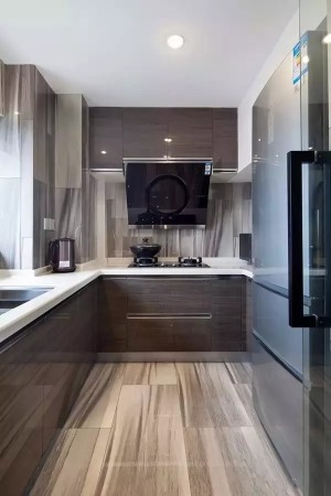 76平米復式公寓廚房設計效果圖