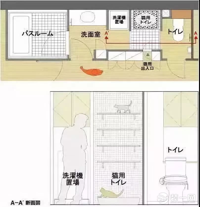 贵阳装修网分享日本卫生间整体布局设计展示