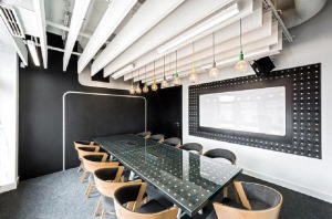 2019最新现代黑板工业风格办公室装修图片