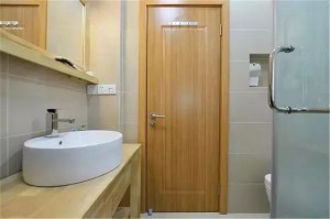 70平loft日式单身公寓浴室卫生间装修效果图
