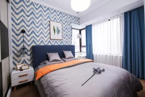 89平米小户型北欧风格卧室装修效果图
