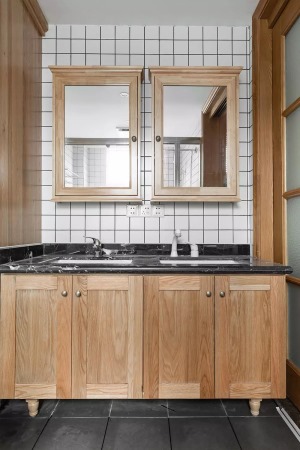150平三居室北欧风格浴室卫生间装修效果图