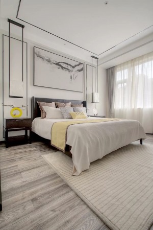 190平米大户型卧室现代风格装修效果图