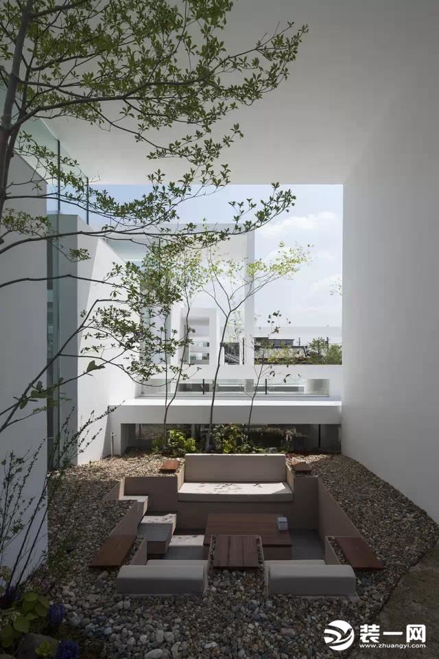 新中式风格室内景观设计室内庭院设计