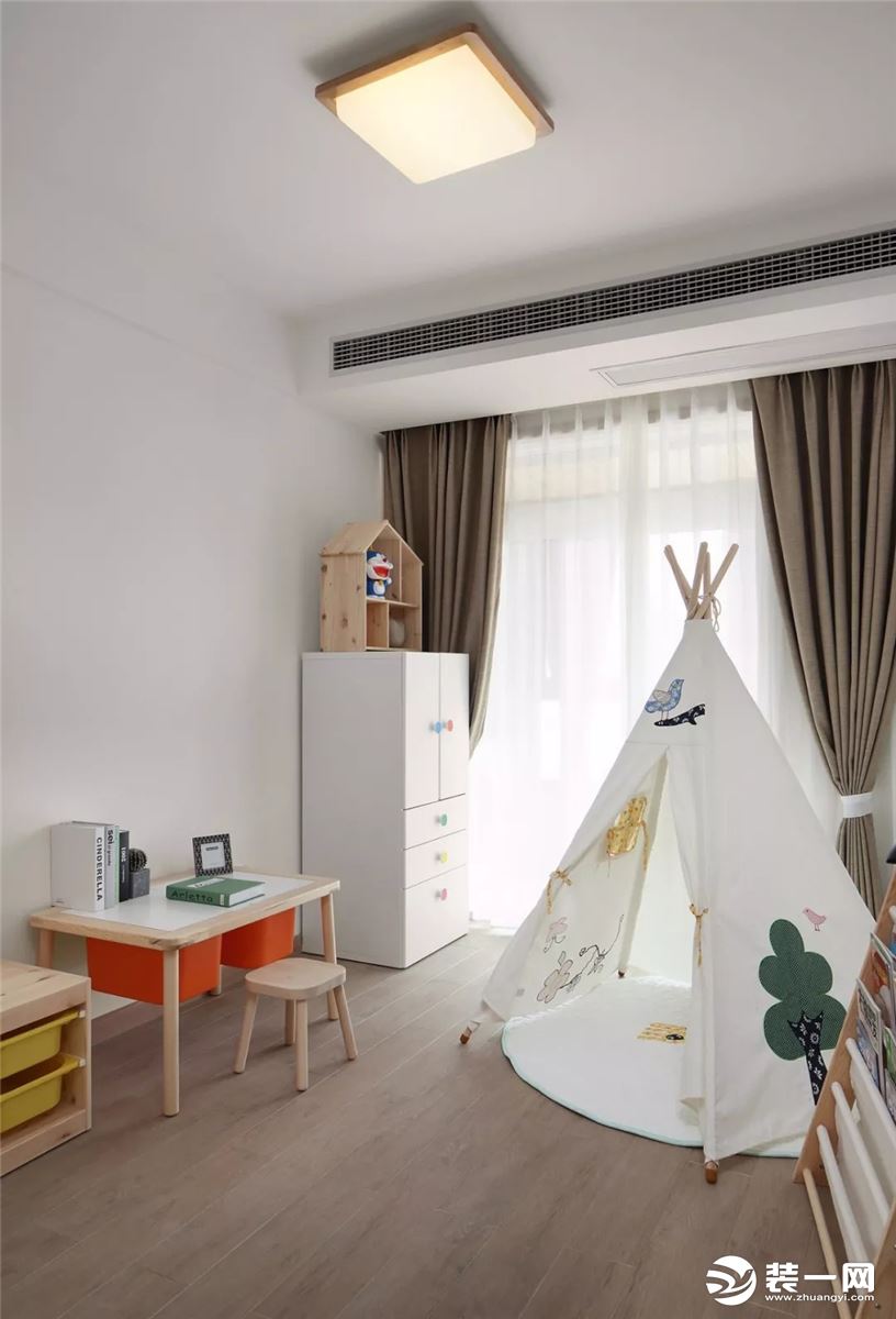 日式风格105平米三居室儿童房装修效果图