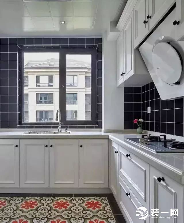 130平米美式风格复式新房厨房装修效果图
