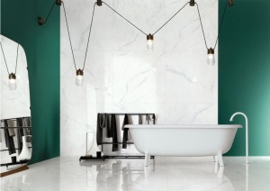 家裝北歐風格瓷磚背景墻浴室衛生間北歐瓷磚設計效果圖