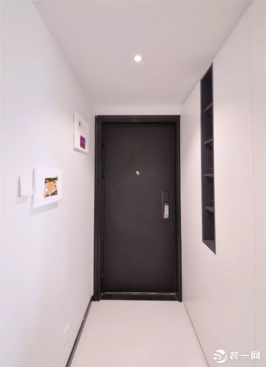 北欧风格37平米一居室门厅装修效果图
