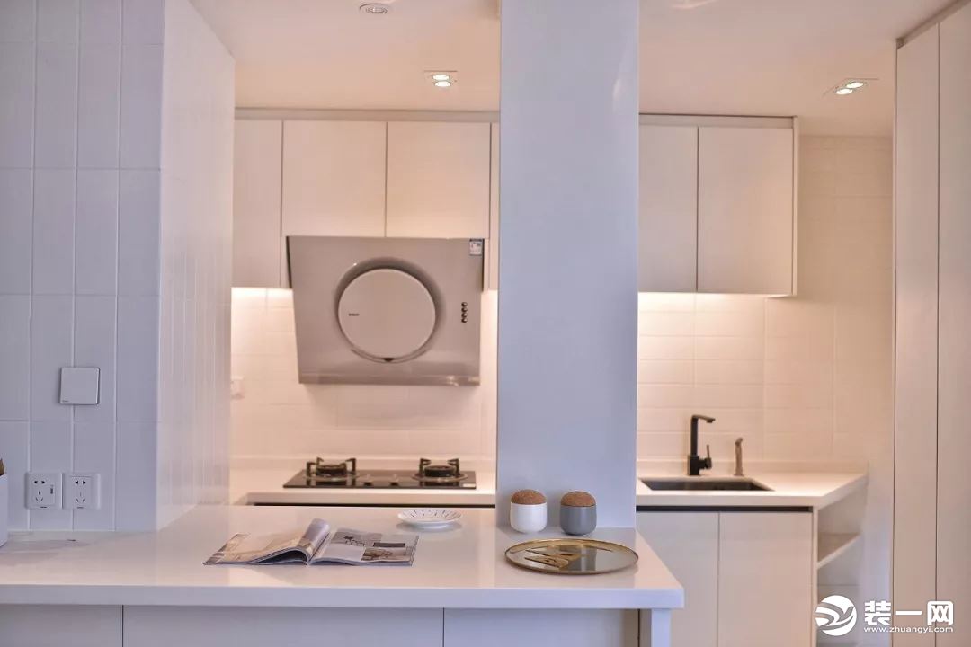 北欧风格37平米一居室厨房装修效果图
