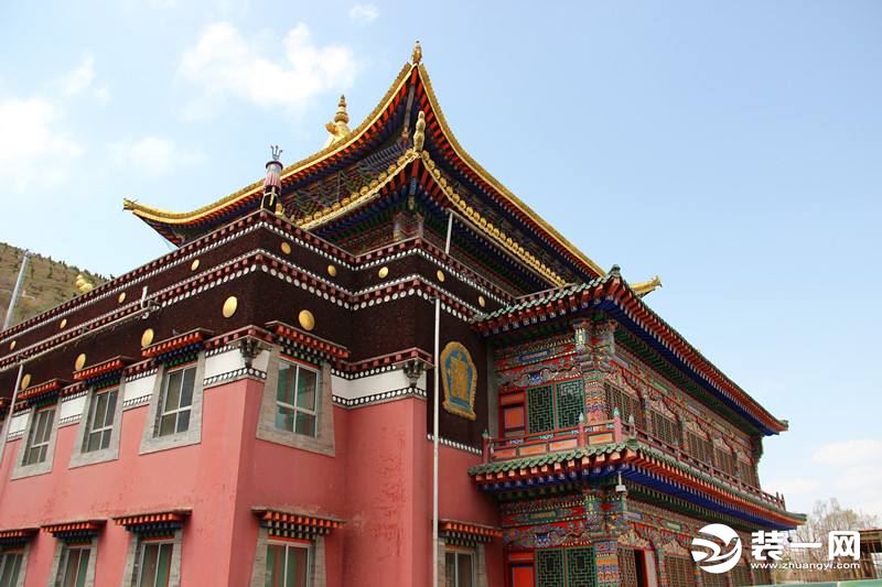 藏式建筑特色风格图