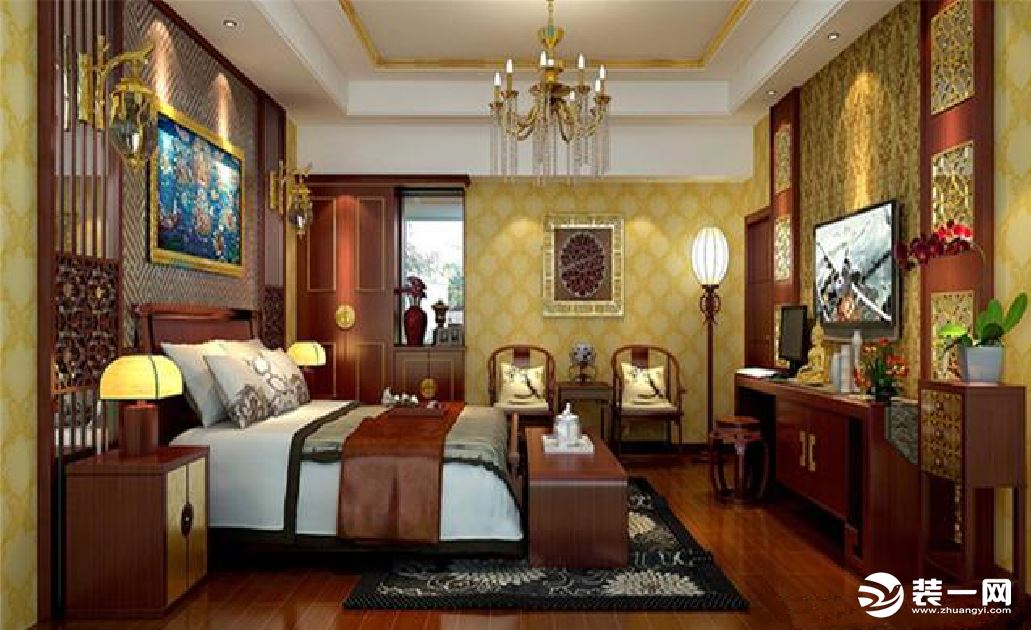 藏式酒店设计酒店客房藏式风格装修图片