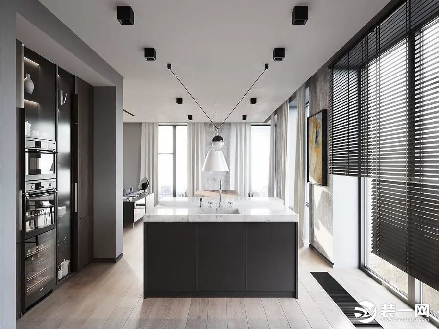 180平米公寓设计厨房效果图