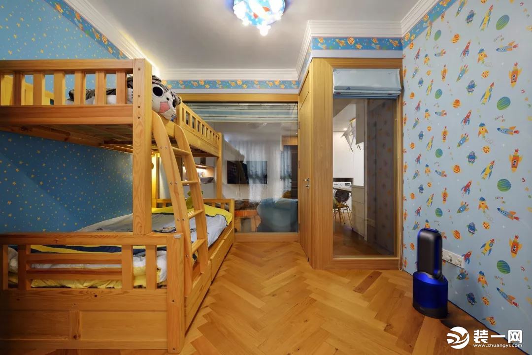 简约风格63平米小户型儿童房装修效果图