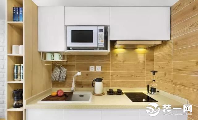 现代简约风格复式楼厨房装修效果图