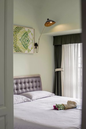 100平米北欧风格两居室卧室装修效果图