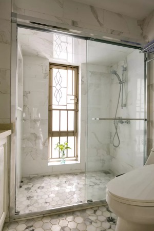 100平米北欧风格两居室浴室卫生间装修效果图