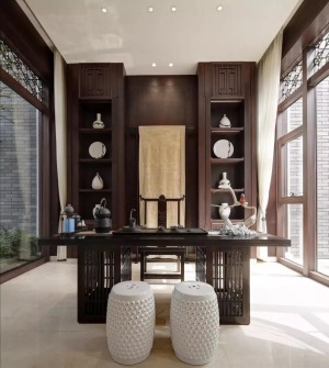 中式风格室内小茶室