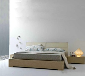 小户型卧室板式床装修效果图