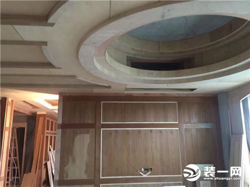 尚海阳光复式木工施工图片