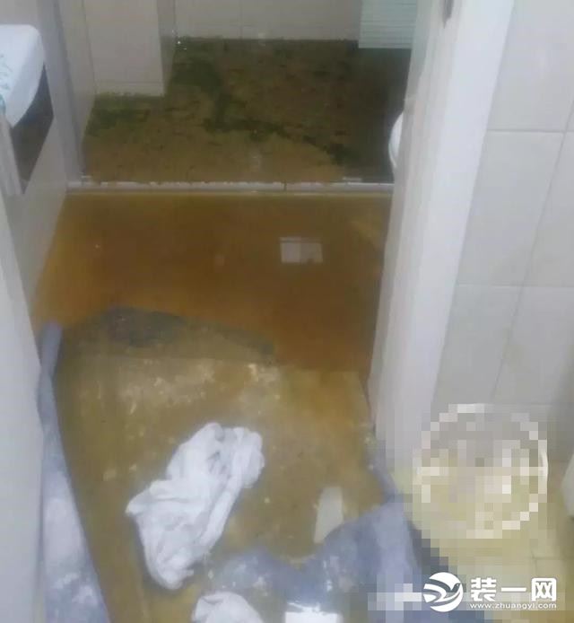 污水倒灌实景图