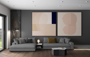 130平三居室现代高质感风格装修效果图