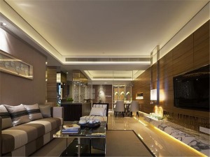 190平中式古典风格三居室客厅装修图片