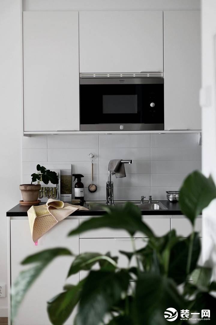 现代风单身公寓厨房