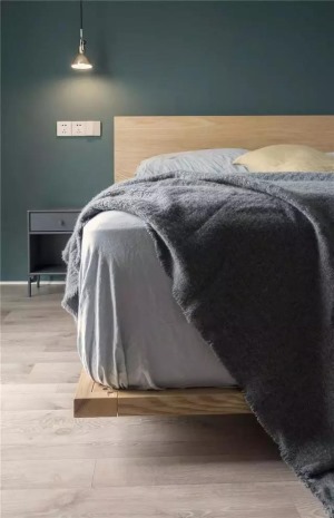 83平现代工业风格小户型复式卧室