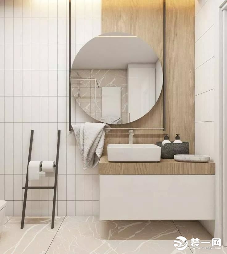 现代风格四居室卫生间装修效果图