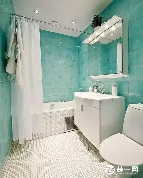 卫生间瓷砖颜色搭配卫生间装修效果图最新