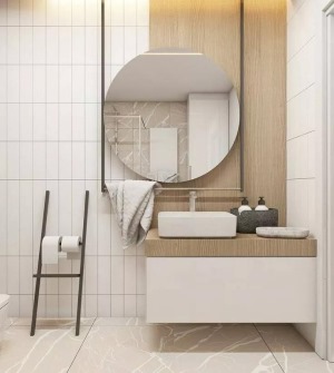 现代风格四居室卫生间装修效果图