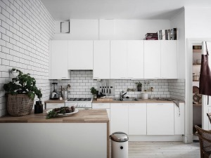 60平北欧风小户型厨房装修效果图