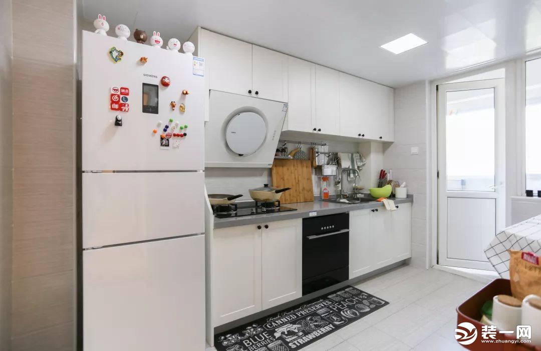 123平米三室一厅北欧风格厨房装修效果图