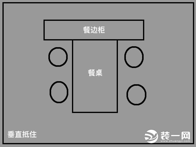 餐边柜摆放位置