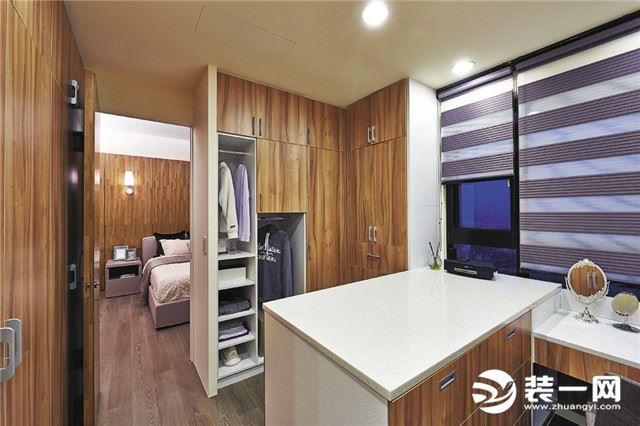 唐山勒泰中心三居室150平米美式风格装修案例效果