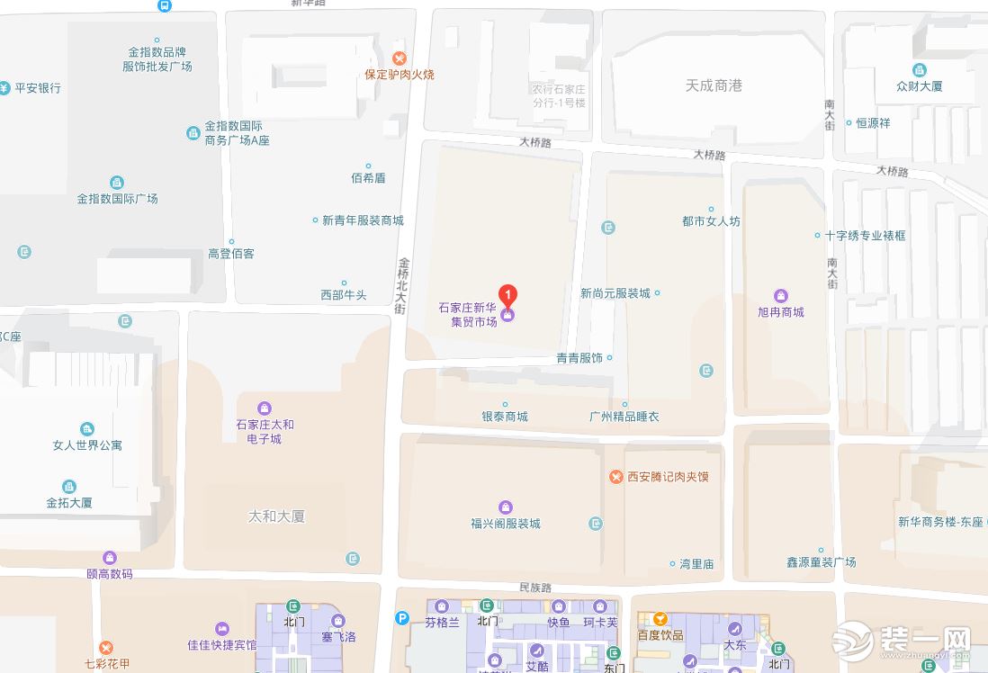 石家庄窗帘批发市场石家庄新华集贸市场地址