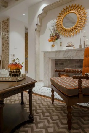 摩洛哥混搭风格客厅装修图片