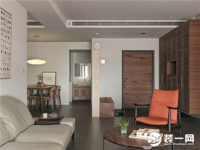 唐山勒泰城两室两厅120平米日式风格装修案例效果
