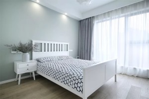 90平现代复式卧室装修设计效果图