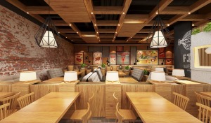 2019最新海鲜饭店装修简约风格海鲜餐厅设计图片展示