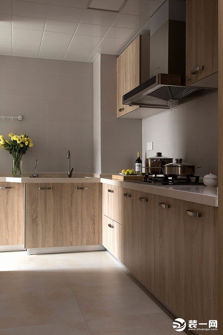 90平米二居室日式风格厨房装修效果图