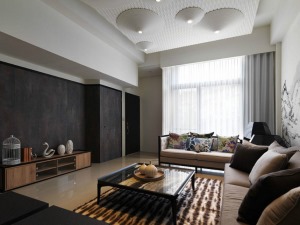 140平米大户型中式风格装修图片—客厅