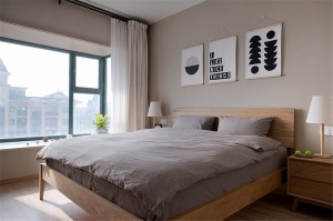 90平米二居室日式风格卧室装修效果图
