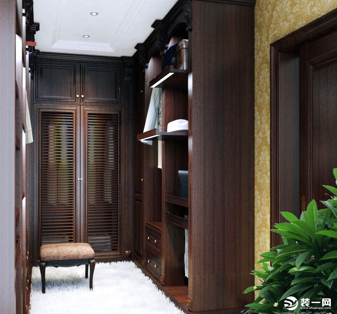 新中式衣帽间（开放的魅力）|空间|家装设计|鸿泰ing - 原创作品 - 站酷 (ZCOOL)