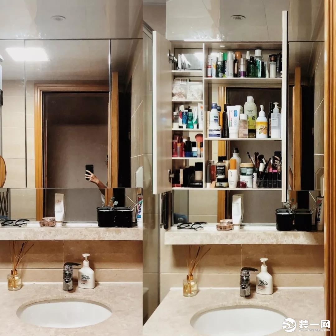 2019最新家装卫生间装修设计效果图—卫生间镜柜设计