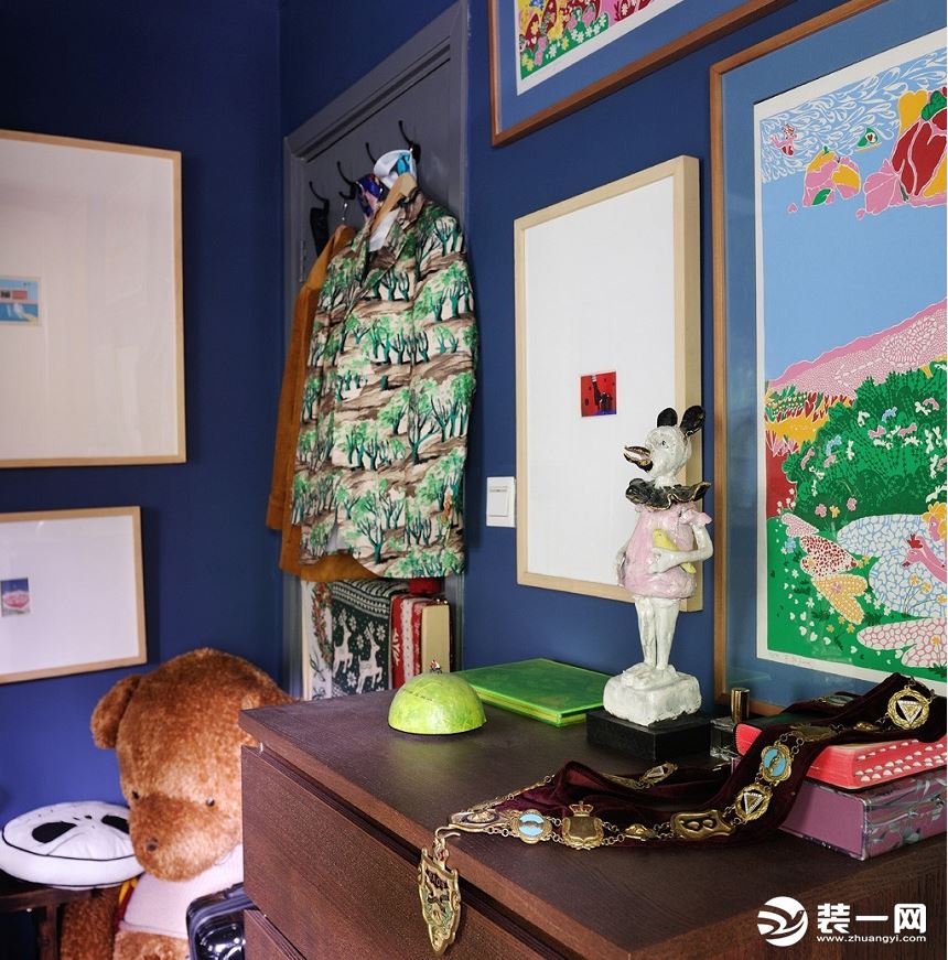 上海76平米老式公寓热带风格装修图片—卧室