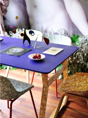 上海76平米老式公寓热带风格装修图片—餐厅餐桌